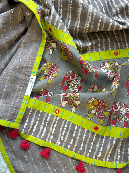 Gaj Gamini - Patchwork Stole