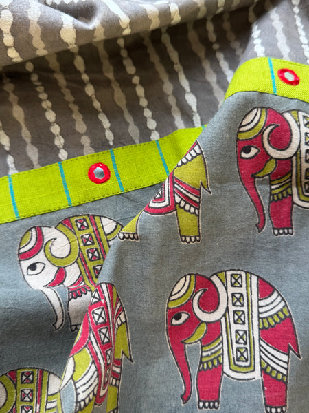 Gaj Gamini - Patchwork Stole