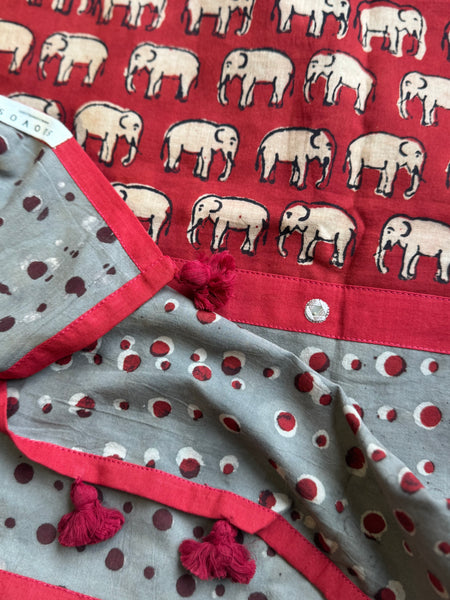 Gajraaj - Patchwork Stole