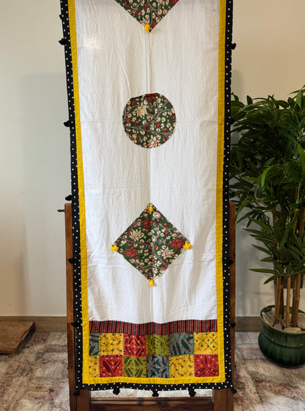Fish Patchwork dupatta / stole