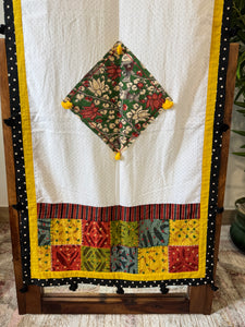 Fish Patchwork dupatta / stole