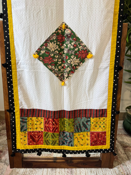 Fish Patchwork dupatta / stole