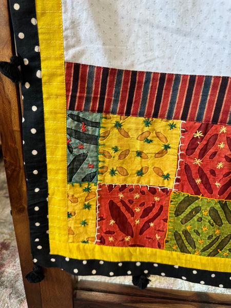 Fish Patchwork dupatta / stole