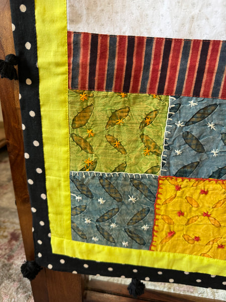 Bird Patchwork dupatta / stole
