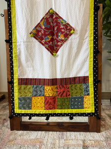 Bird Patchwork dupatta / stole