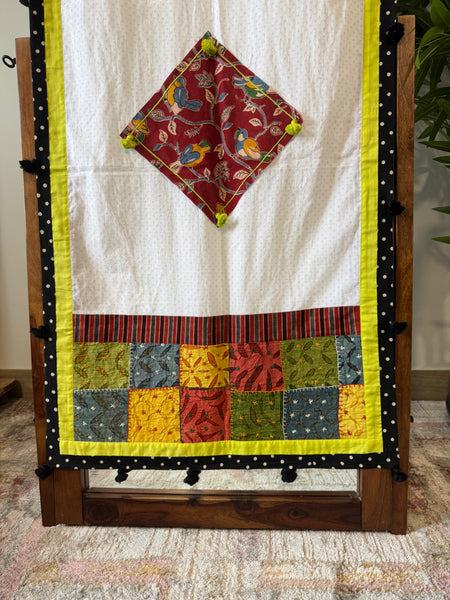 Bird Patchwork dupatta / stole