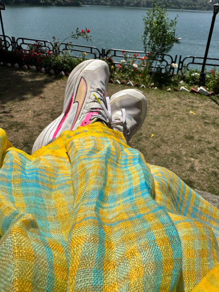 Urban Tana - Handwoven Linen Saree