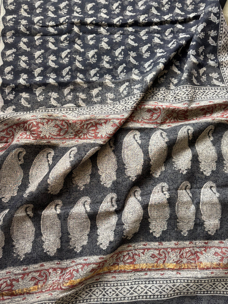 Breeze Edit -Blockprinted kota Doria Saree