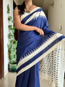 Woven Ikkat Pochampally Cotton saree