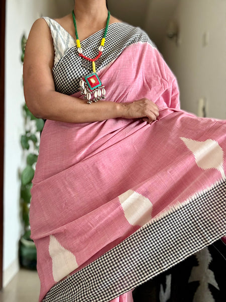 Woven Ikkat Pochampally Cotton saree