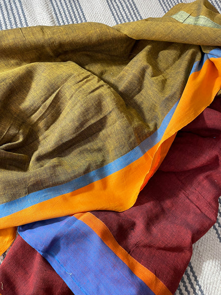 Bengal woven cotton saree