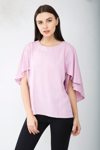 Pink Linen Top